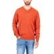 блуза,мъжки,пуловери,fynch,hatton,1414211,v,neck,sweater,rust,(orange)