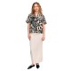 дамски,блузи,дамски,ризи,object,karina,short,sleeve,blouse,sandshell,aop,black,flower,(beige,black)