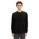 блуза,мъжки,пуловери,tom,tailor,basic,crewneck,knit,sweater,black,(black)