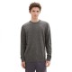 блуза,мъжки,пуловери,tom,tailor,basic,crewneck,knit,sweater,grey,tonal,mouline,(grey)