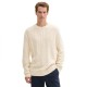 блуза,мъжки,пуловери,tom,tailor,cable,crewneck,knit,sweater,beige