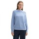 блуза,дамски,пуловери,дамски,плетени,дрехи,tom,tailor,knit,plated,rib,sweater,calm,blue,rib,structure,(blue)