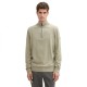 блуза,мъжки,пуловери,tom,tailor,light,cosy,knit,troyer,half,zip,sweater,green
