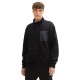 блуза,мъжки,пуловери,tom,tailor,stand,up,collar,full,zip,sweatshirt,black