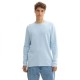 блуза,мъжки,пуловери,tom,tailor,structured,roll,edge,knit,sweater,light,metal,blue,(blue)