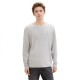 блуза,мъжки,пуловери,tom,tailor,structured,roll,edge,knit,sweater,light,stone,grey,melange,(grey)
