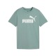 тениска,детски,тениски,puma,684906,ess,nº1,logo,short,sleeve,t,shirt,green,moon,(green)