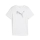 тениска,детски,тениски,puma,685808,ess,metallic,short,sleeve,t,shirt,white