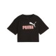 тениска,детски,тениски,puma,ess,2,color,nº1,lo,short,sleeve,t,shirt,black