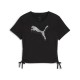 тениска,детски,тениски,puma,ess,metallic,short,sleeve,t,shirt,black