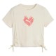 тениска,детски,тениски,puma,flaming,love,short,sleeve,t,shirt,alpine,snow,(beige)