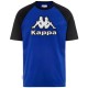 тениска,мъжки,тениски,kappa,frus,short,sleeve,t,shirt,blue,royal,black