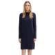 рокля,дамски,поли,и,рокли,tom,tailor,knitted,structured,long,sleeve,short,dress,blue