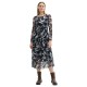 рокля,дамски,поли,и,рокли,tom,tailor,printed,mesh,long,sleeve,long,dress,blue