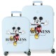 куфари,disney,100,happiness,55,70,cm,104l,trolley,bag,2,units,blue