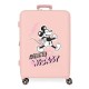 куфари,disney,mickey,friendly,70,cm,81l,trolley,bag,pink,(pink)