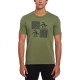 тениска,мъжки,тениски,original,penguin,graphic,flocked,checkboard,pete,short,sleeve,t,shirt,elm,green,(green)