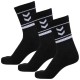 чорапи,мъжки,чорапи,hummel,stripe,socks,3,pairs,black,(black)