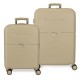 чанта,с,колела,куфари,pepe,jeans,accent,55,70,cm,116l,trolley,bag,2,units,beige