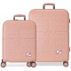 куфари,pepe,jeans,carina,55,70,cm,116l,trolley,bag,2,units,pink,(pink)