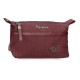 несесер,тоалетни,принадлежности,pepe,jeans,sprig,burgundy,wash,bag,red
