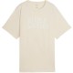 тениска,дамски,тениски,puma,class,relaxed,short,sleeve,t,shirt,beige,(alpine,snow)
