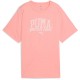 тениска,дамски,тениски,puma,class,relaxed,short,sleeve,t,shirt,pink,fruit,(pink)