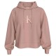 суичър,дамски,блузи,calvin,klein,raised,embroidery,hoodie,pink
