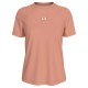 тениска,дамски,тениски,calvin,klein,woven,label,short,sleeve,t,shirt,orange,(tuscany)