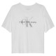 тениска,детски,тениски,calvin,klein,monologo,glitter,short,sleeve,t,shirt,white