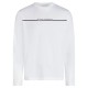 тениска,мъжки,тениски,calvin,klein,split,line,logo,long,sleeve,t,shirt,white