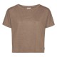 тениска,дамски,тениски,o´neill,essentials,script,drape,short,sleeve,t,shirt,pure,cashmere,(beige,brown)