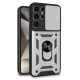 други,аксесоари,cool,samsung,s928,galaxy,s24,ultra,hard,ring,phone,case,silver,(silver)