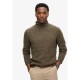 блуза,мъжки,пуловери,superdry,90s,high,neck,sweater,brown,(deep,khaki,marl)
