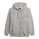 блуза,дамски,блузи,superdry,athletic,ess,full,zip,sweatshirt,grey
