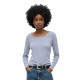 тениска,дамски,тениски,superdry,fine,rib,scoop,long,sleeve,t,shirt,tidal,blue,(blue)