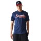 тениска,мъжки,тениски,new,era,mlb,regular,atlanta,braves,short,sleeve,t,shirt,blue,(dark,blue)