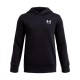 суичър,детски,блузи,under,armour,icon,fleece,taping,hoodie,black,white,(black)