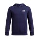 суичър,детски,блузи,under,armour,icon,fleece,taping,hoodie,midnight,navy,white,(blue)