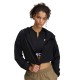 блуза,дамски,блузи,under,armour,unstoppable,woven,full,zip,sweatshirt,black,black,(black)