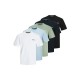 тениска,мъжки,тениски,jack,&,jones,beau,frontprint,plus,short,sleeve,t,shirt,5,units,multicolor