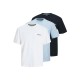 тениска,мъжки,тениски,jack,&,jones,beau,frontprint,short,sleeve,t,shirt,3,units,multicolor,(white,sky,chambray)