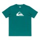 тениска,детски,тениски,quiksilver,ev,comp,logo,short,sleeve,t,shirt,teal,green,(green)