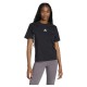 тениска,дамски,тениски,adidas,essentials,3,stripes,cotton,short,sleeve,t,shirt,black,white,2,(black)