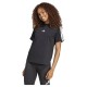 тениска,дамски,тениски,adidas,essentials,3,stripes,cotton,short,sleeve,t,shirt,black,white,(black)