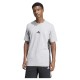 тениска,мъжки,тениски,adidas,essentials,3,stripes,single,jersey,short,sleeve,t,shirt,medium,grey,heather,black,(grey)