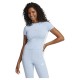 бебешка,тениска,дамски,тениски,adidas,essentials,3,stripes,slim,baby,short,sleeve,t,shirt,glow,blue,white,(blue)