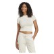 бебешка,тениска,дамски,тениски,adidas,essentials,3,stripes,slim,baby,short,sleeve,t,shirt,wonder,alumina,white,(beige)