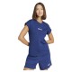 тениска,дамски,тениски,adidas,essentials,linear,cotton,short,sleeve,t,shirt,dark,blue,white,(blue)