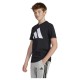 тениска,детски,тениски,adidas,essentials,short,sleeve,t,shirt,black,white,black,(black)